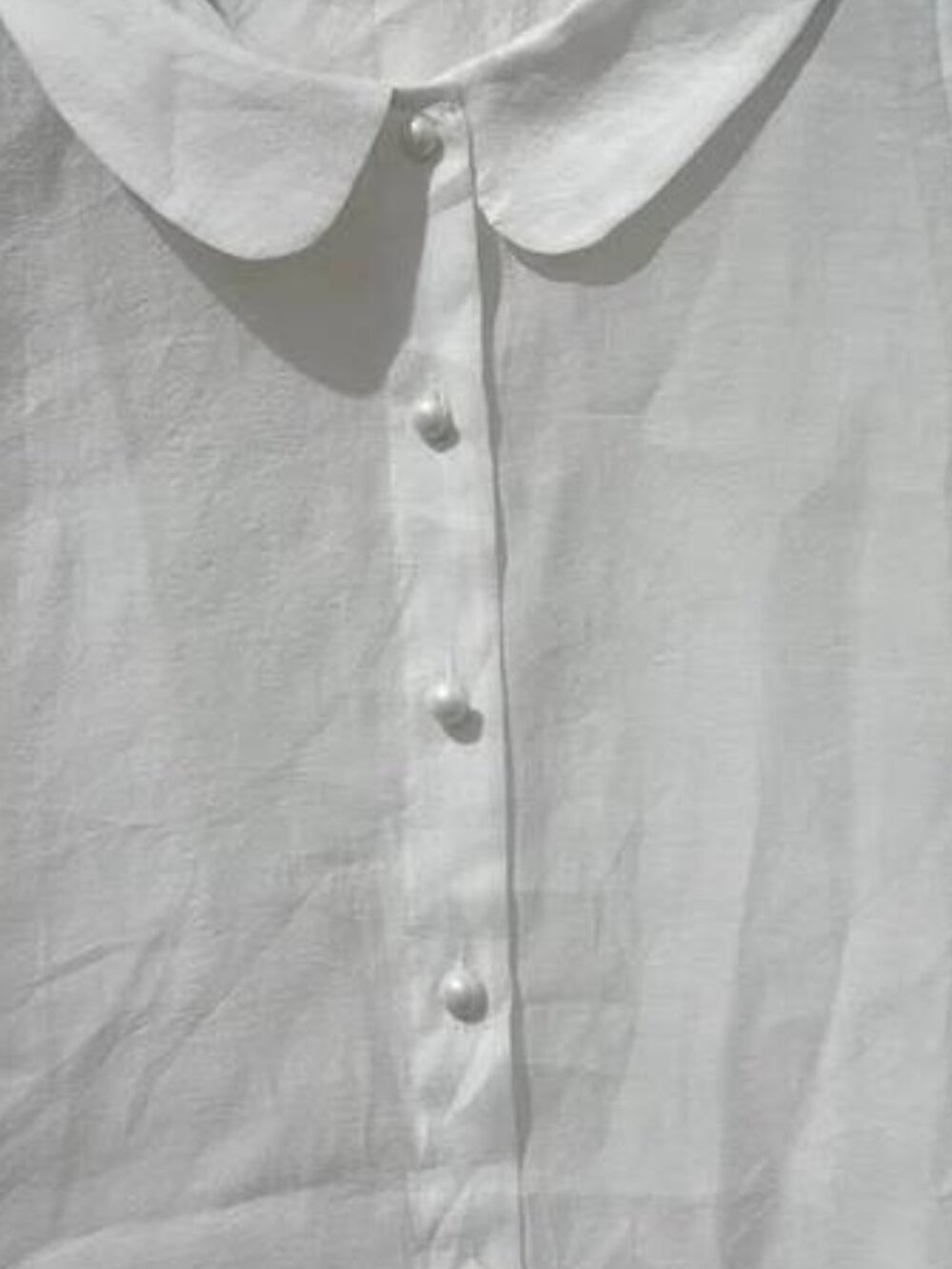 White Collar Blouse - Picture 3 of 3